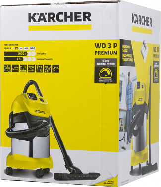Строительный пылесос Karcher WD3 P Premium