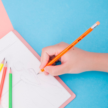 Карандаш ч/г Deli  Neon