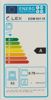 Духовой шкаф Электрический Lex EDM 041 IX