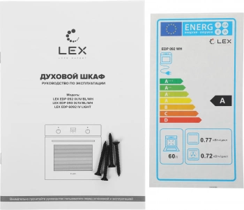 Духовой шкаф Электрический Lex EDP 092 WH