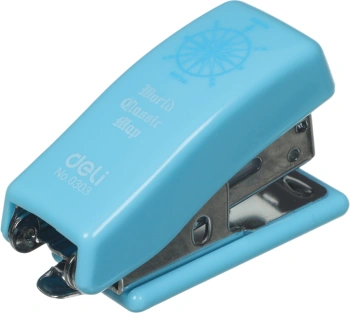 Степлер ручной Deli E0303 Jungle Buddies 24/6 26/6 (12листов) ассорти 40скоб коробка