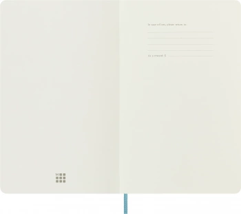 Блокнот Moleskine CLASSIC SOFT QP616B35 Large 130х210мм 192стр. линейка мягкая обложка голубой