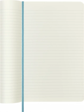 Блокнот Moleskine CLASSIC SOFT QP616B35 Large 130х210мм 192стр. линейка мягкая обложка голубой