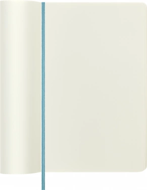 Блокнот Moleskine CLASSIC SOFT QP618B35 Large 130х210мм 192стр. нелинованный мягкая обложка голубой