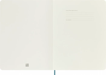 Блокнот Moleskine CLASSIC SOFT QP621B35 XLarge 190х250мм 192стр. линейка мягкая обложка голубой