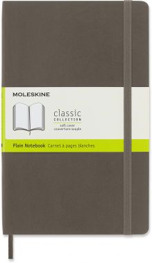 Блокнот Moleskine CLASSIC SOFT QP618P14 Large 130х210мм 192стр. нелинованный мягкая обложка коричневый