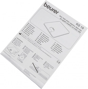 Весы кухонные электронные Beurer KS19 lemon