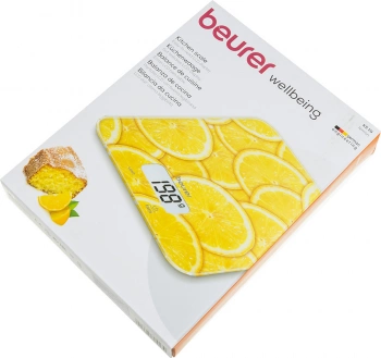 Весы кухонные электронные Beurer KS19 lemon