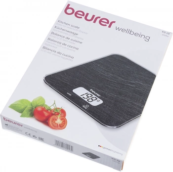 Весы кухонные электронные Beurer KS19 slate