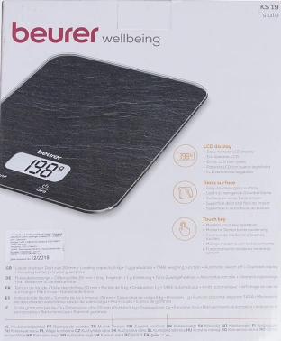 Весы кухонные электронные Beurer KS19 slate