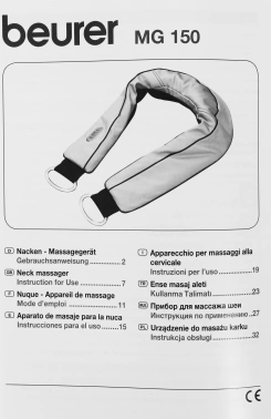 Массажер Beurer MG150