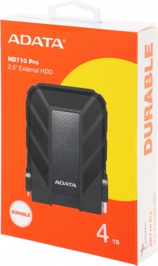 Жесткий диск A-Data USB3.0 4TB AHD710P-4TU31-CBK HD710Pro