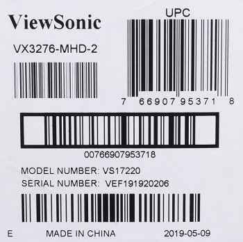 Монитор ViewSonic 32