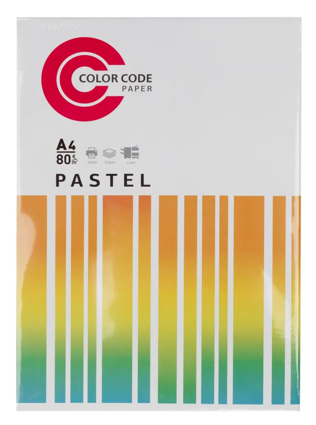 Бумага ColorCode 473349 A4/80г/м2/100л./оранжевый пастель общего назначения(офисная)