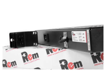 Модуль вентиляторный Rem (R-FAN-3K-1U-9005) 3 вент. с контроллером черный (упак.:1шт)