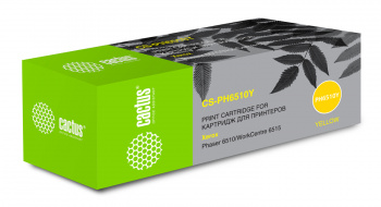 Картридж лазерный Cactus CS-PH6510Y