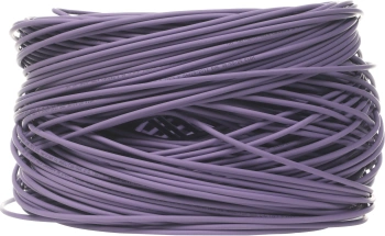 Кабель информационный Lanmaster TWT-5EUTP-NGLS кат.5E UTP 4 пары 24AWG PVC внутренний 305м фиолетовый