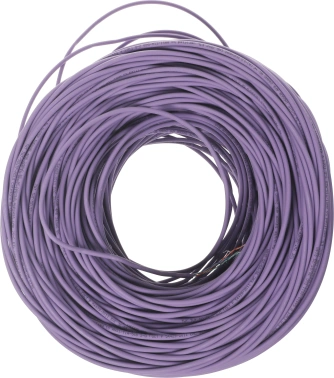 Кабель информационный Lanmaster TWT-5EUTP-NGLS кат.5E UTP 4 пары 24AWG PVC внутренний 305м фиолетовый