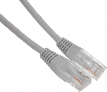 Патч-корд Lanmaster TWT-45-45-0.3-GY UTP RJ-45 вил.-вилка RJ-45 кат.5E 0.3м серый ПВХ (уп.:1шт)