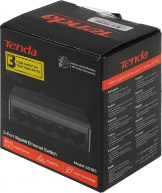 Коммутатор Tenda SG105 5x1Гбит/с неуправляемый