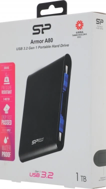 Жесткий диск Silicon Power USB3.0 1TB SP010TBPHDA80S3K A80