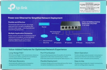 Коммутатор TP-Link  TL-SF1005P
