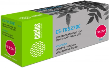 Картридж лазерный Cactus CS-TK5270C