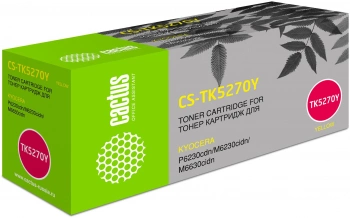 Картридж лазерный Cactus CS-TK5270Y