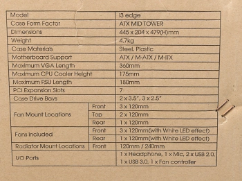 Корпус Zalman i3 edge