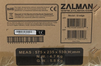 Корпус Zalman i3 edge