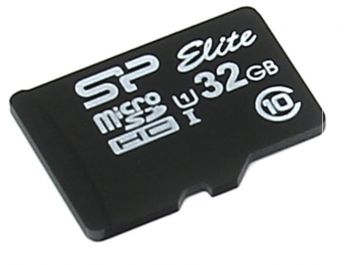 Флеш карта microSDHC 32GB Silicon Power  SP032GBSTHBU1V10