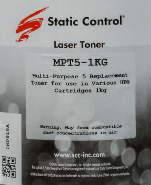 Тонер Static Control MPT5-1KG