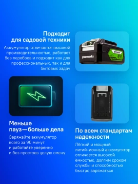 Батарея аккумуляторная Greenworks  G24B4