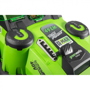 Газонокосилка роторная Greenworks G40LM49DBK4
