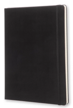 Блокнот Moleskine CLASSIC QP090 XLarge 190х250мм 192стр. линейка твердая обложка черный