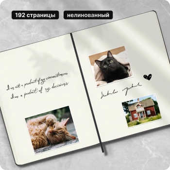 Блокнот Moleskine CLASSIC QP092 XLarge 190х250мм 192стр. нелинованный твердая обложка черный