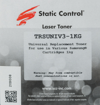 Тонер Static Control TRSUNIV3-1KG