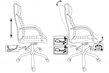 Кресло руководителя Бюрократ  T-8010SL
