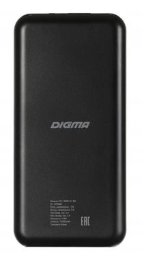 Мобильный аккумулятор Digma  DG-10000-3U