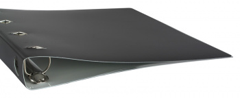 Папка на 4-х D-кольцах Бюрократ Black&White BW0840/4D A4 пластик 0.8мм кор.40мм ассорти