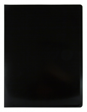 Папка с 40 прозр.вклад. Бюрократ Black&White BWBPV40BLCK A4 пластик 0.8мм черный/белый