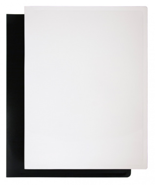 Папка метал.зажим Бюрократ Black&White BWPZ08C A4 пластик 0.8мм ассорти