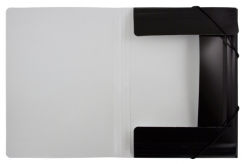 Папка на резинке Бюрократ Black&White BWPR05 A4 пластик 0.5мм кор.30мм ассорти