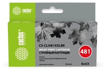 Картридж струйный Cactus CS-CLI481XXLBK