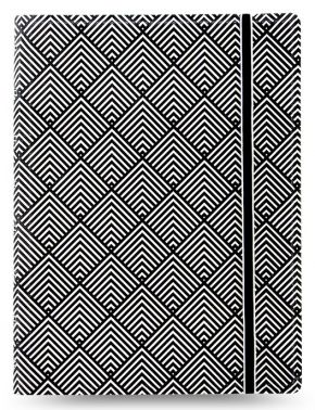 Тетрадь Filofax IMPRESSIONS 115067 A5 56л линейка съемные листы спираль двойная черный/белый Deco