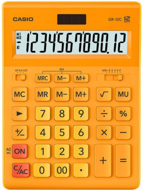 Калькулятор настольный Casio GR-12C-RG
