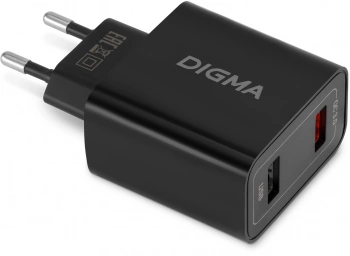 Сетевое зар./устр. Digma  DGWC-2U-QC3.0-BK