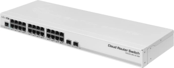 Коммутатор MikroTik  CRS326-24G-2S+RM