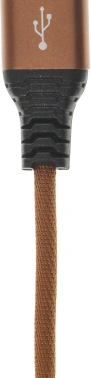 Кабель Digma LIGHT-0.15M-BR USB (m)-Lightning (m) 0.15м коричневый