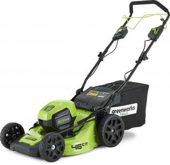 Газонокосилка роторная Greenworks GD60LM46SPK4